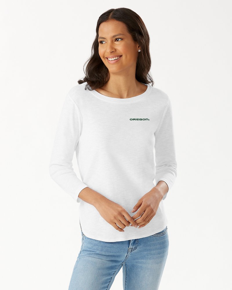 Thumbnail for Collegiate Ashby Isles Rib 3/4-Sleeve T-Shirt