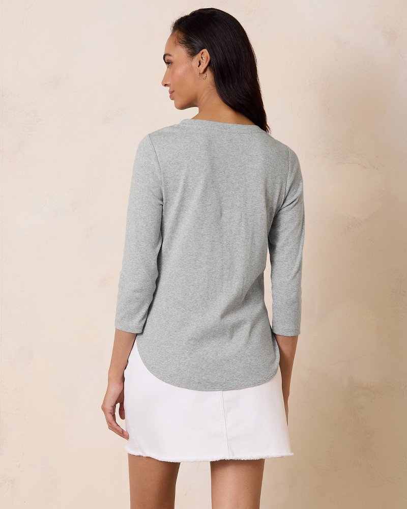 Ashby Rib Sleeve T Shirt