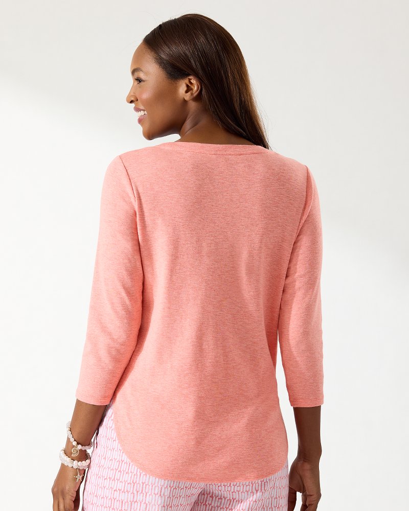 Ashby Isles Rib 3/4-Sleeve T-Shirt