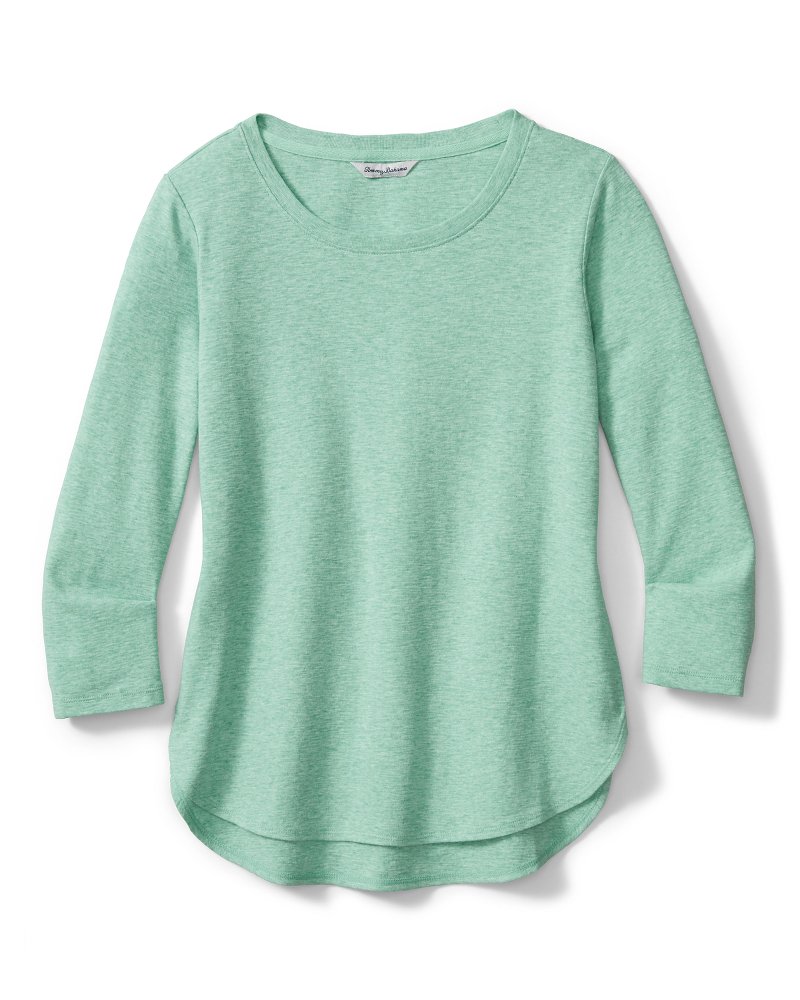 Plush Long-Sleeve Crew-Neck T-Shirt for Women, Old Navy