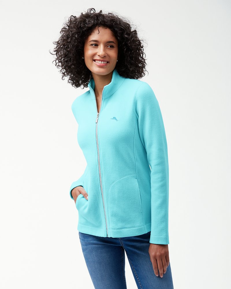 tommy bahama full zip sweatshirt