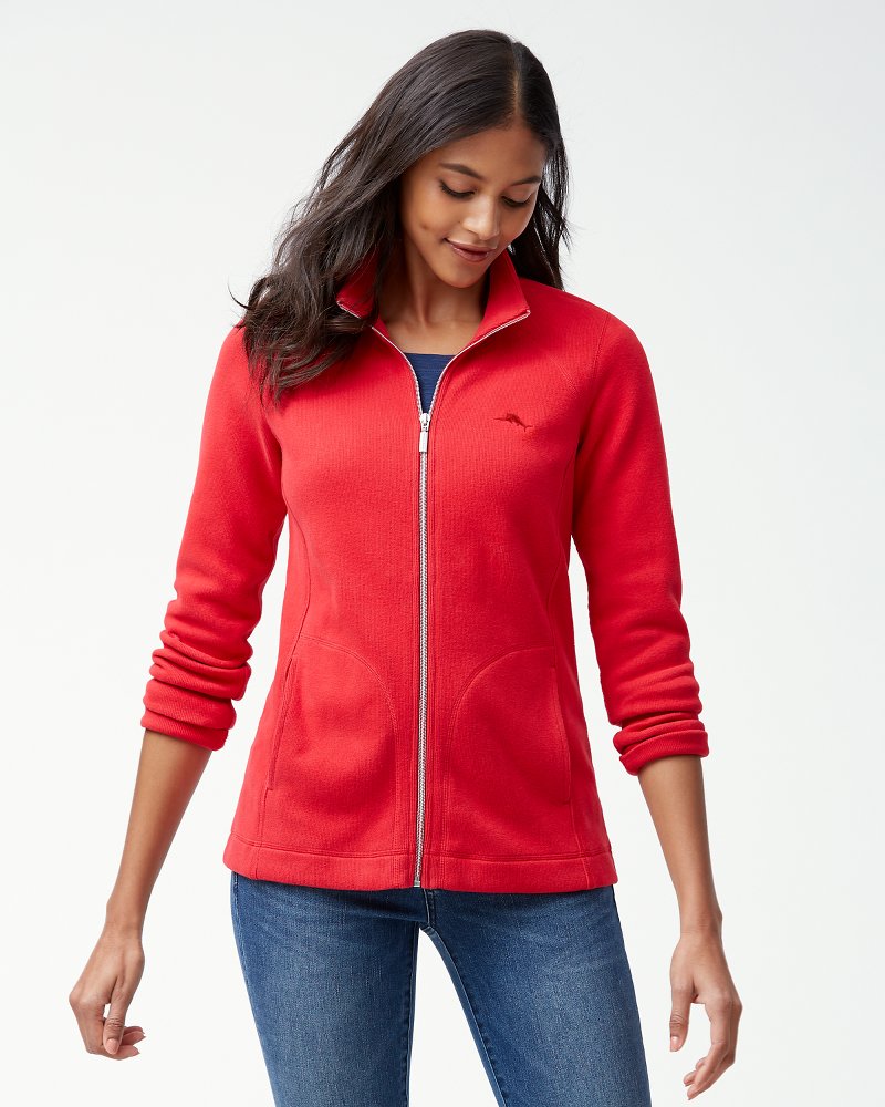 tommy bahama full zip sweatshirt