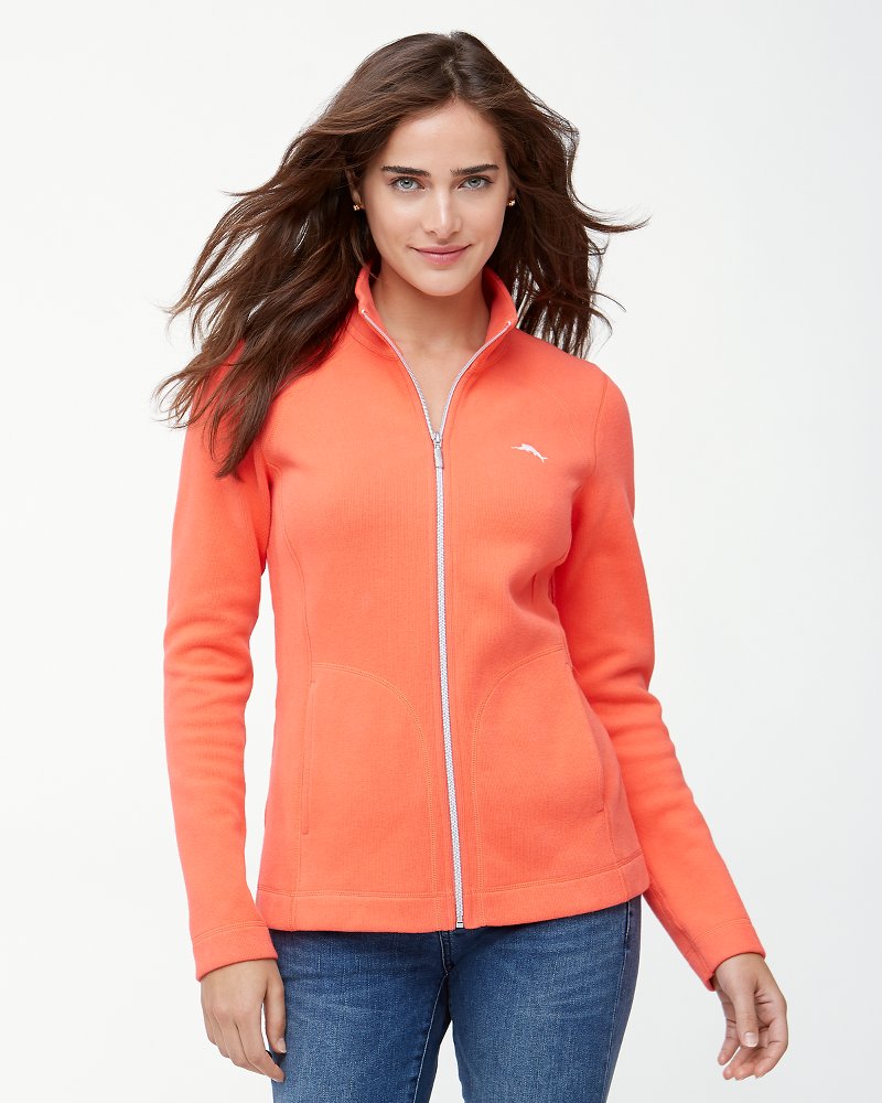 tommy bahama full zip sweatshirt