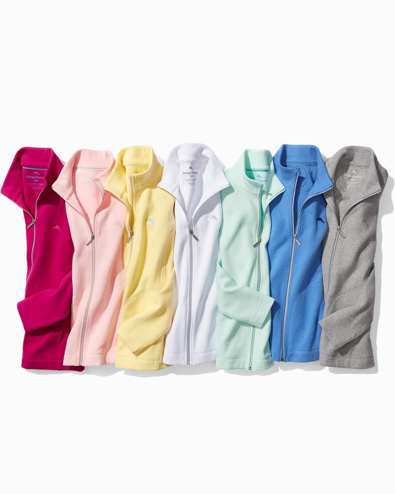 tommy bahama full zip sweatshirt