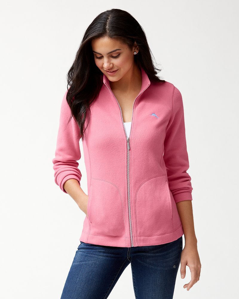 tommy bahama full zip sweater