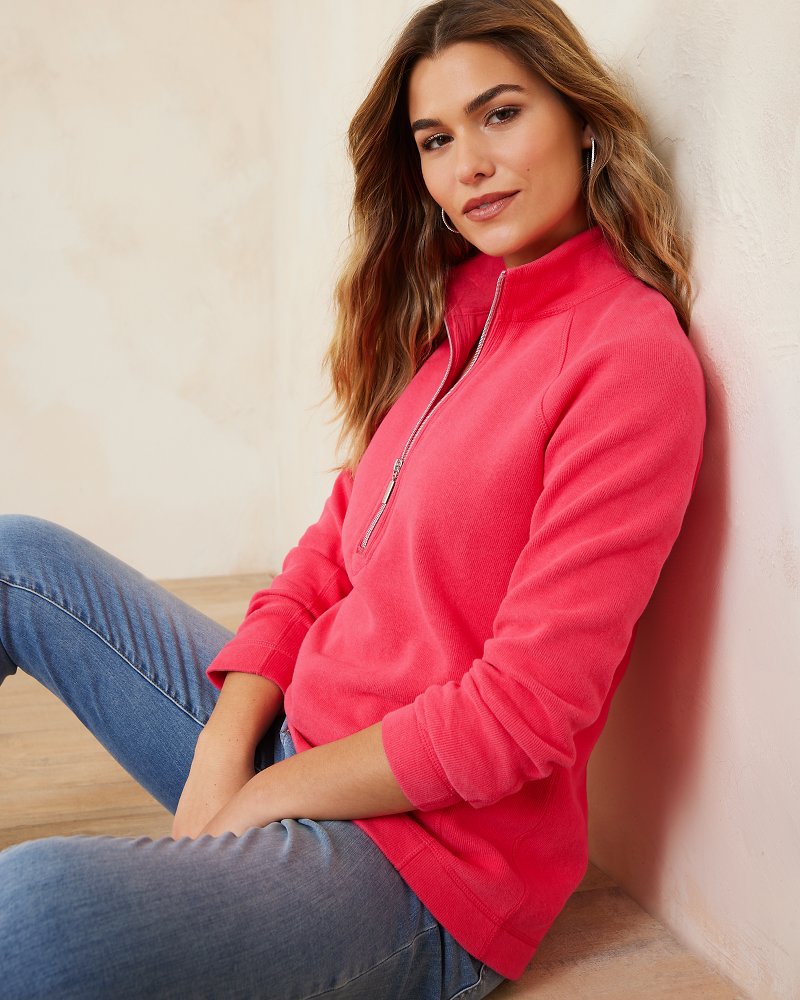 Women's Red Sweater Tunic Sweatshirts for Women Breast Cancer