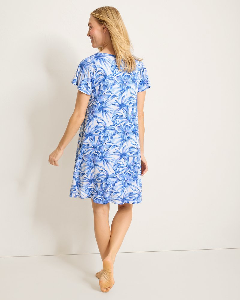 Thumbnail for Jersey Short-Sleeve Short Sleep Dress
