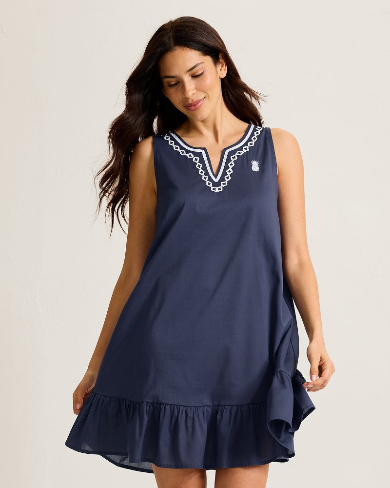 Woven Sleeveless Short Chemise