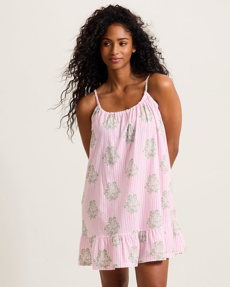 Lawn Sleeveless Short Chemise