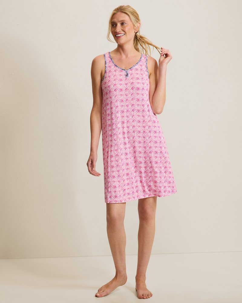 Jersey Sleeveless Short Chemise