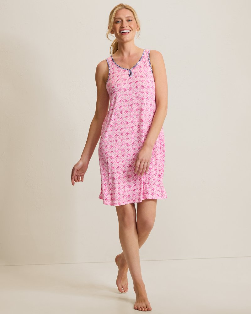 Jersey Sleeveless Short Chemise