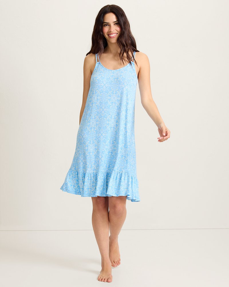 Jersey Sleeveless Short Chemise