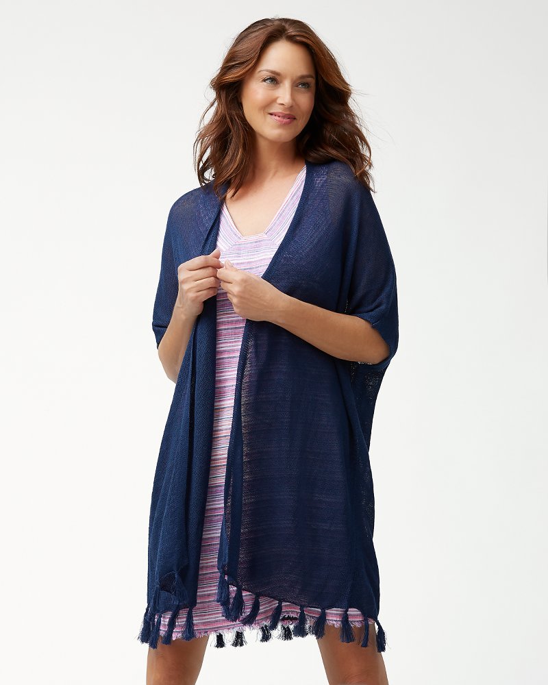 Lea Fringe Linen Cardigan