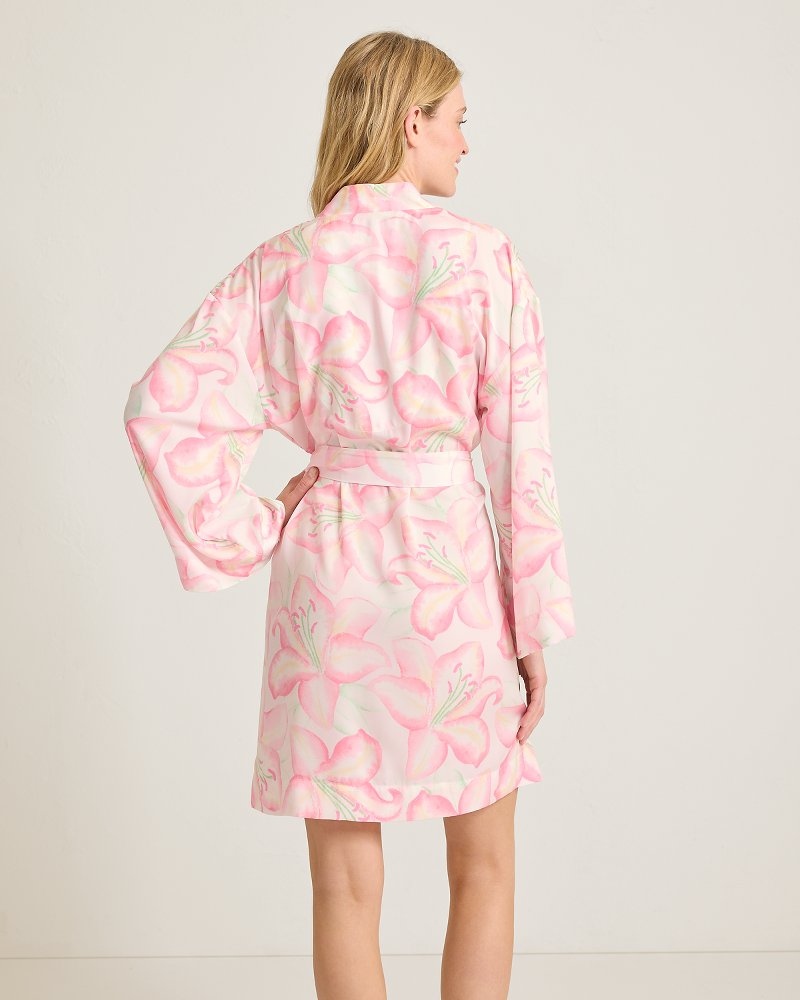 Woven Satin Robe