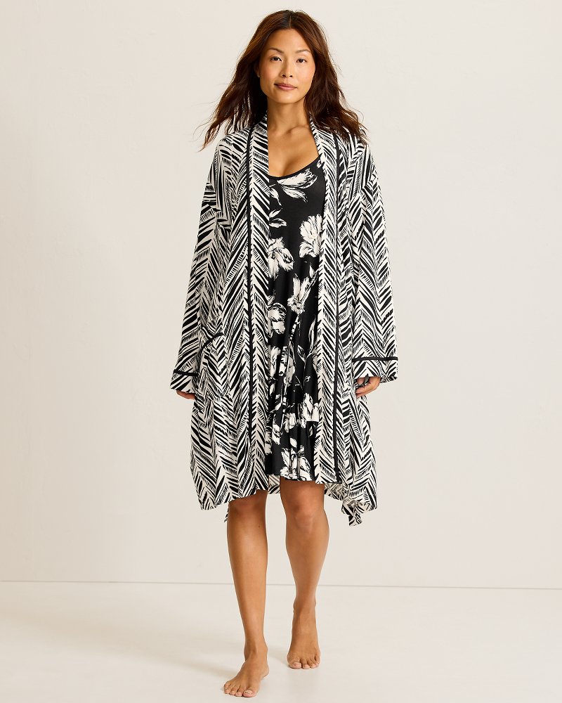 Jersey Short Printed Robe