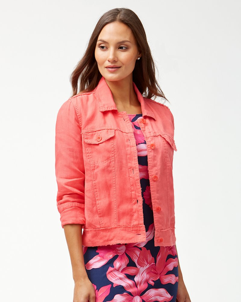 tommy bahama raw edge linen jacket