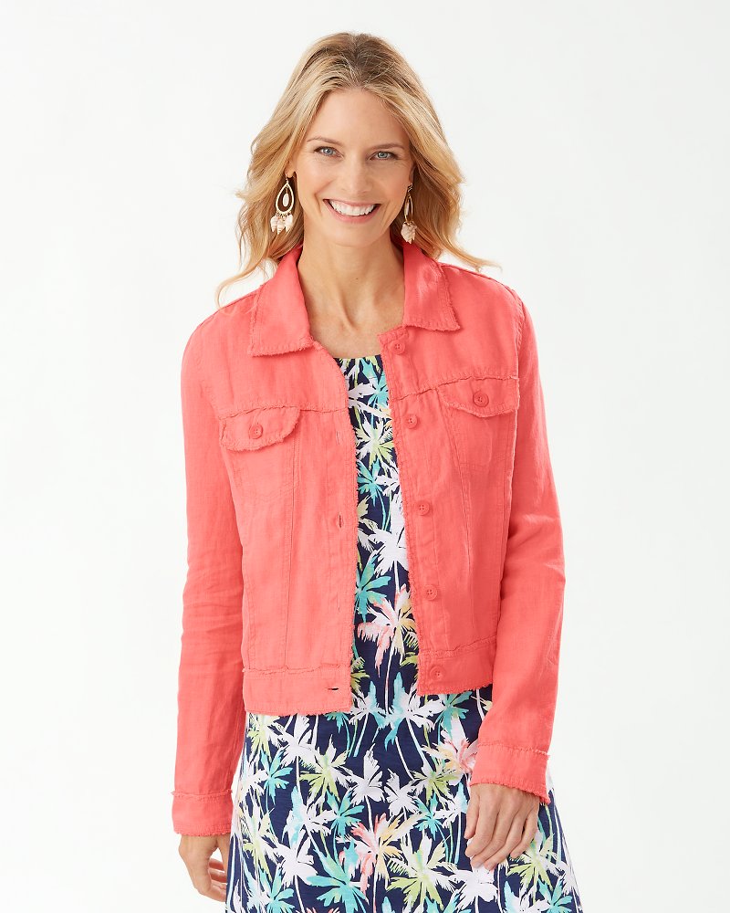 tommy bahama raw edge linen jacket