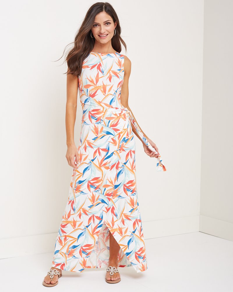 Paradise printed maxi clearance dress