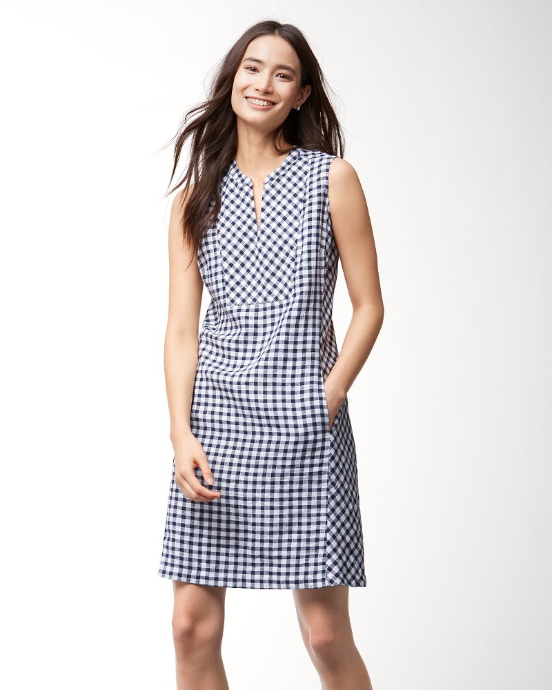 Gingham The Great Linen Dress