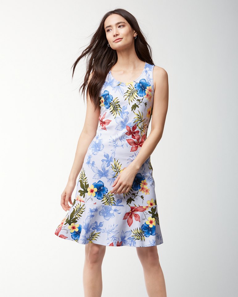 Eros Botanical Sleeveless Dress