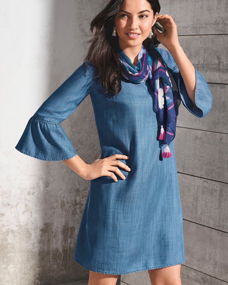 Chambray All Day Short Dress