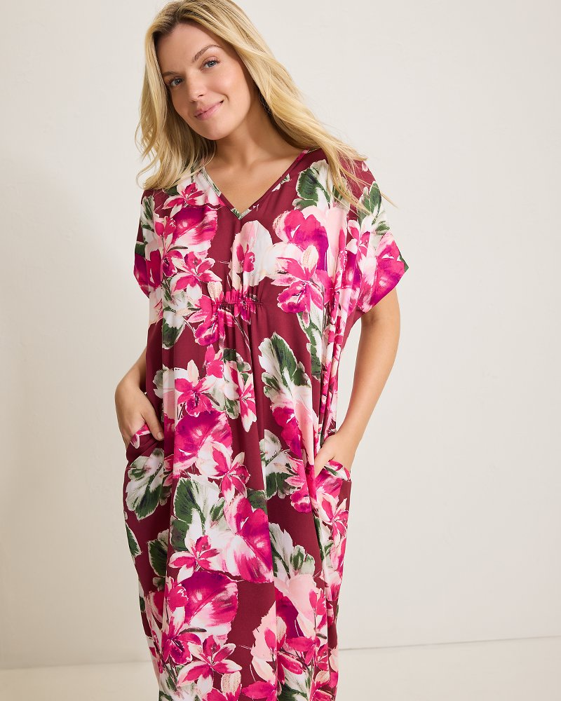 Satin Maxi Sleep Caftan