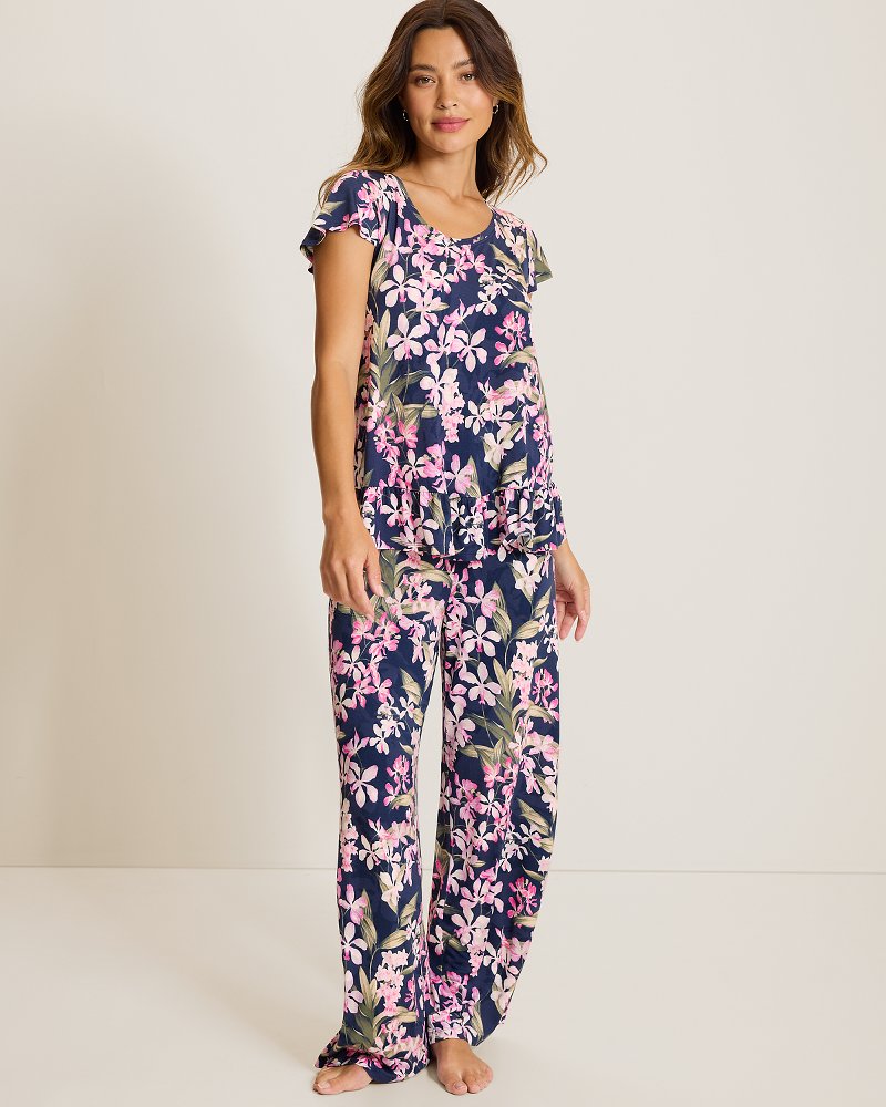 Jersey T-Shirt & Pants Pajama Set