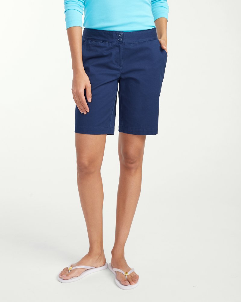 Sail Away Twill 9-inch Bermuda Shorts
