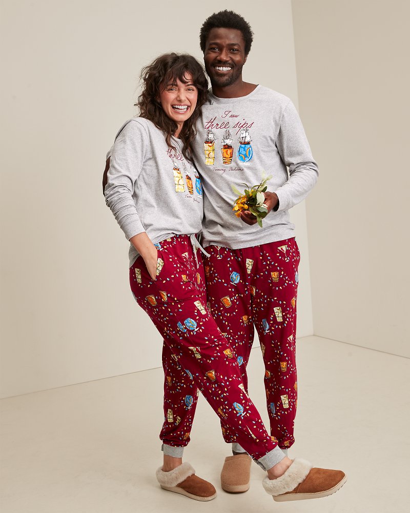Women's Three Sips Matching Pajama Set