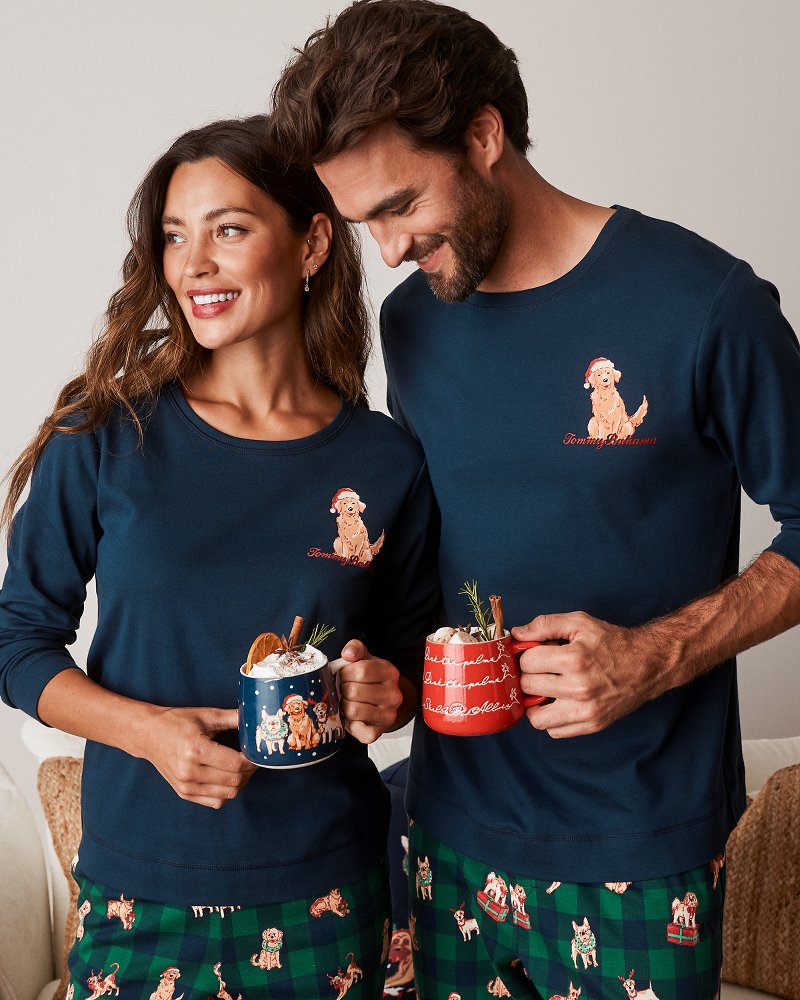 Women's Holiday Dogs Family Pajama Set