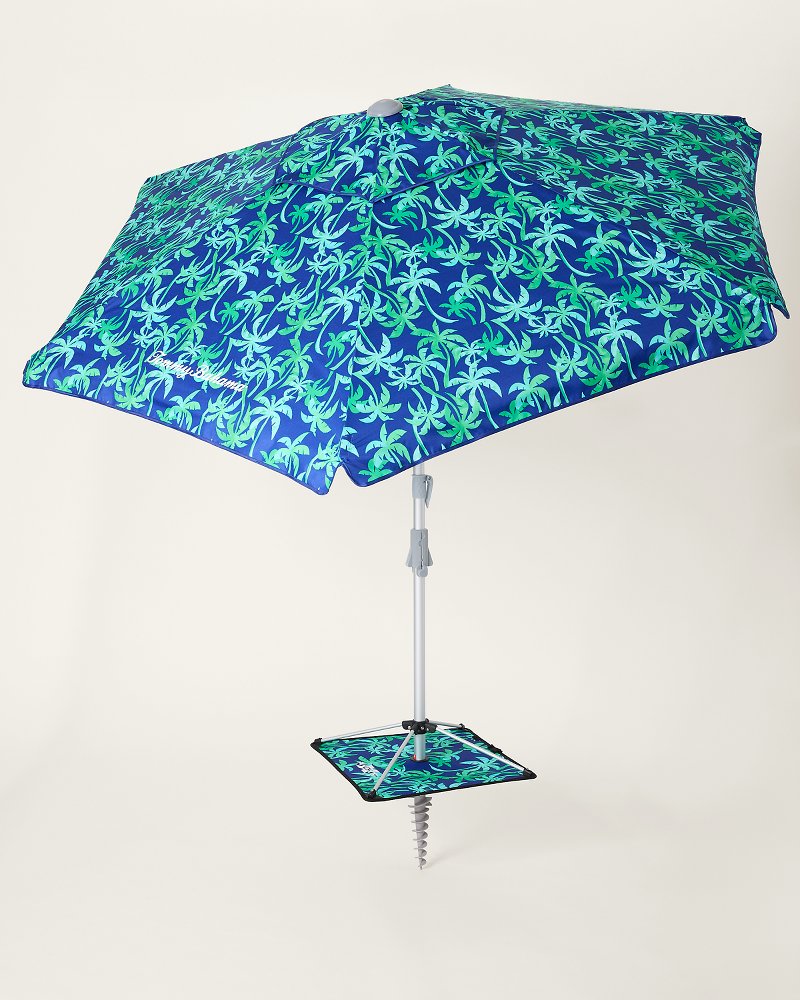 Tommy Bahama Tonal Palm Trees ANCHORX Beach Umbrella