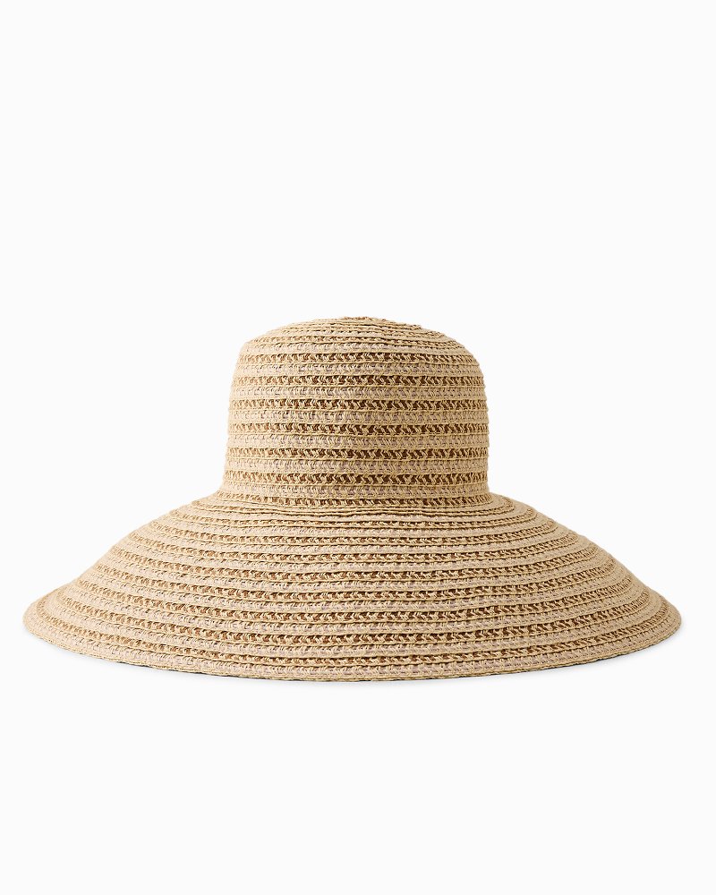 Ribbon Round Crown Packable Sun Hat
