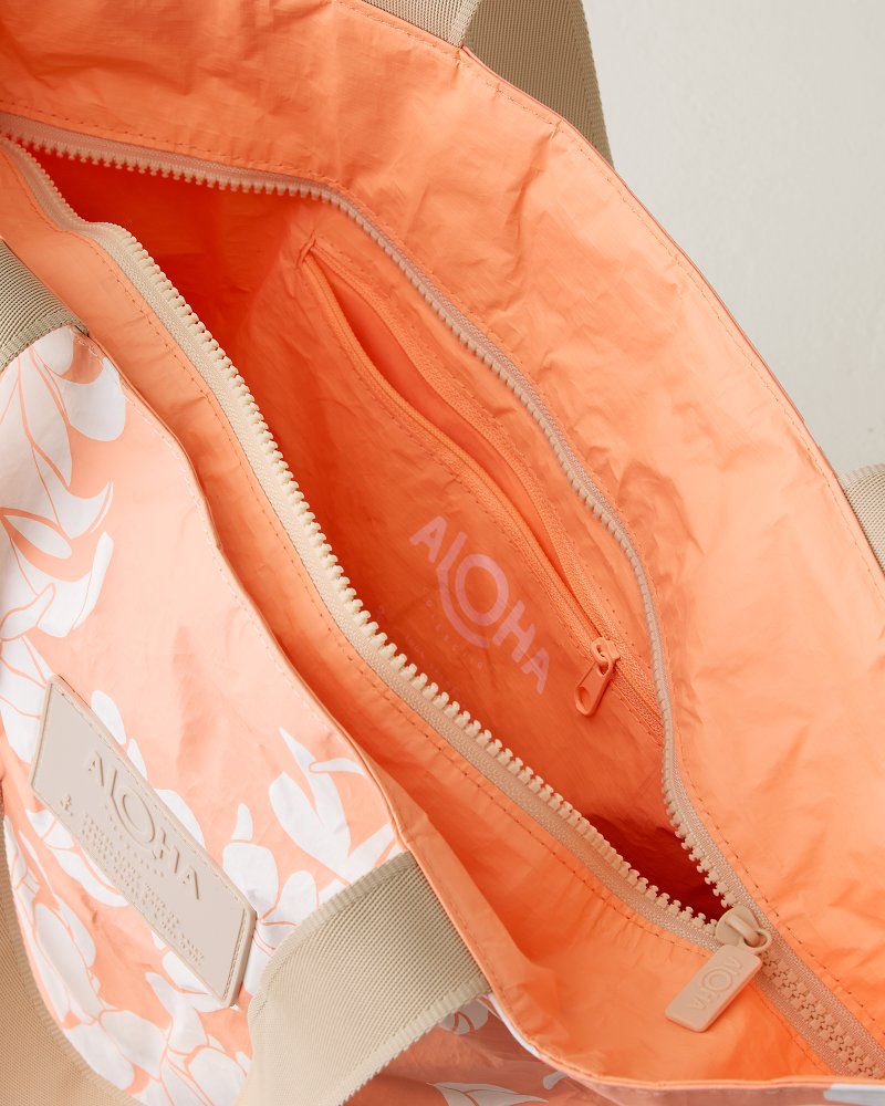 Aloha Collection Plumeria Lei Day Tripper Tote