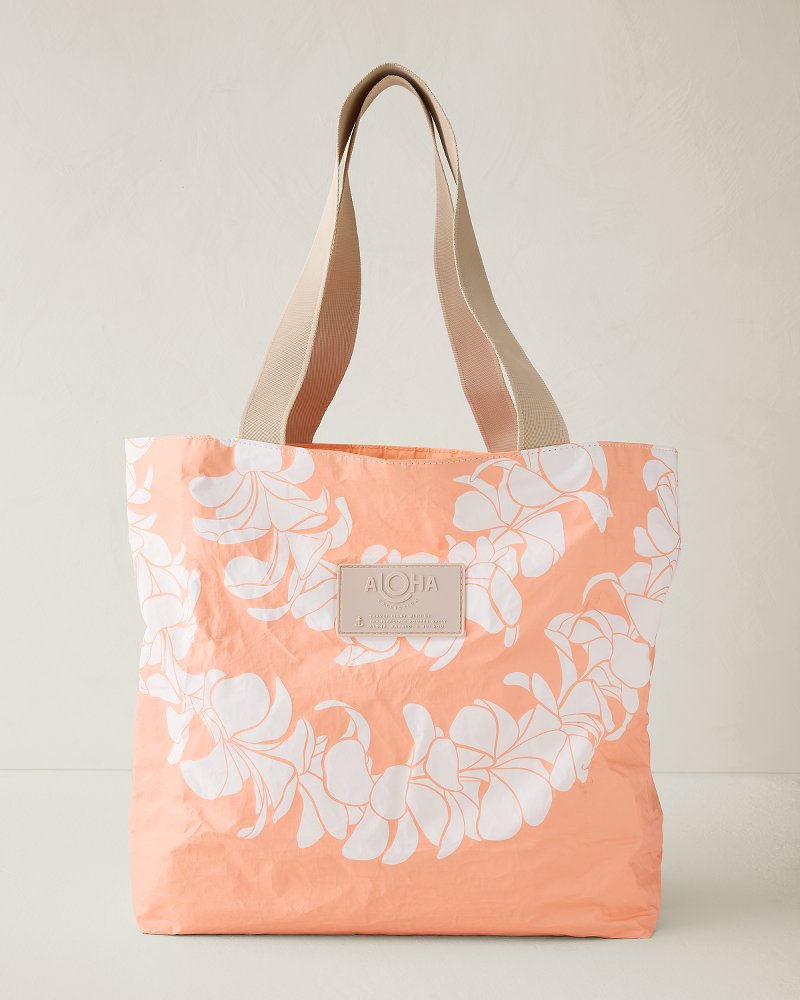 Aloha Collection Plumeria Lei Day Tripper Tote