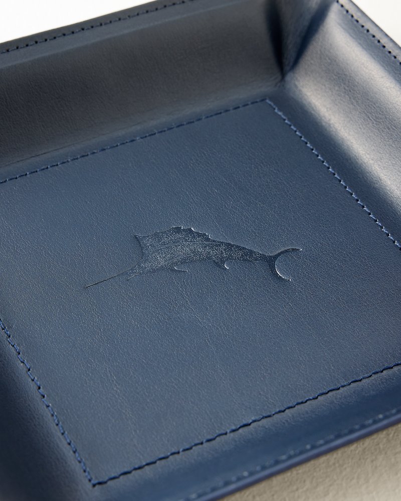 Leather Marlin Catch All Tray