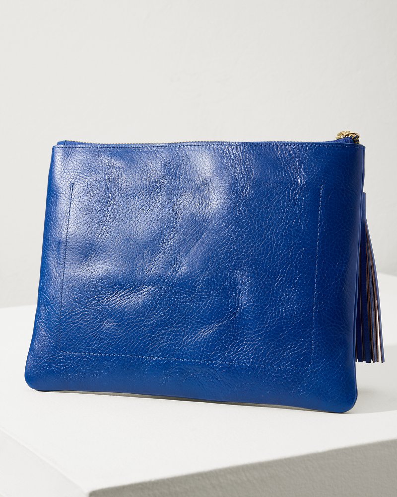 Tommy Bahama Perforated Leather Pouch thumbnail 3