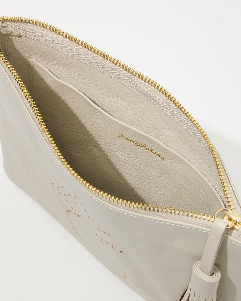 Tommy Bahama Perforated Leather Pouch