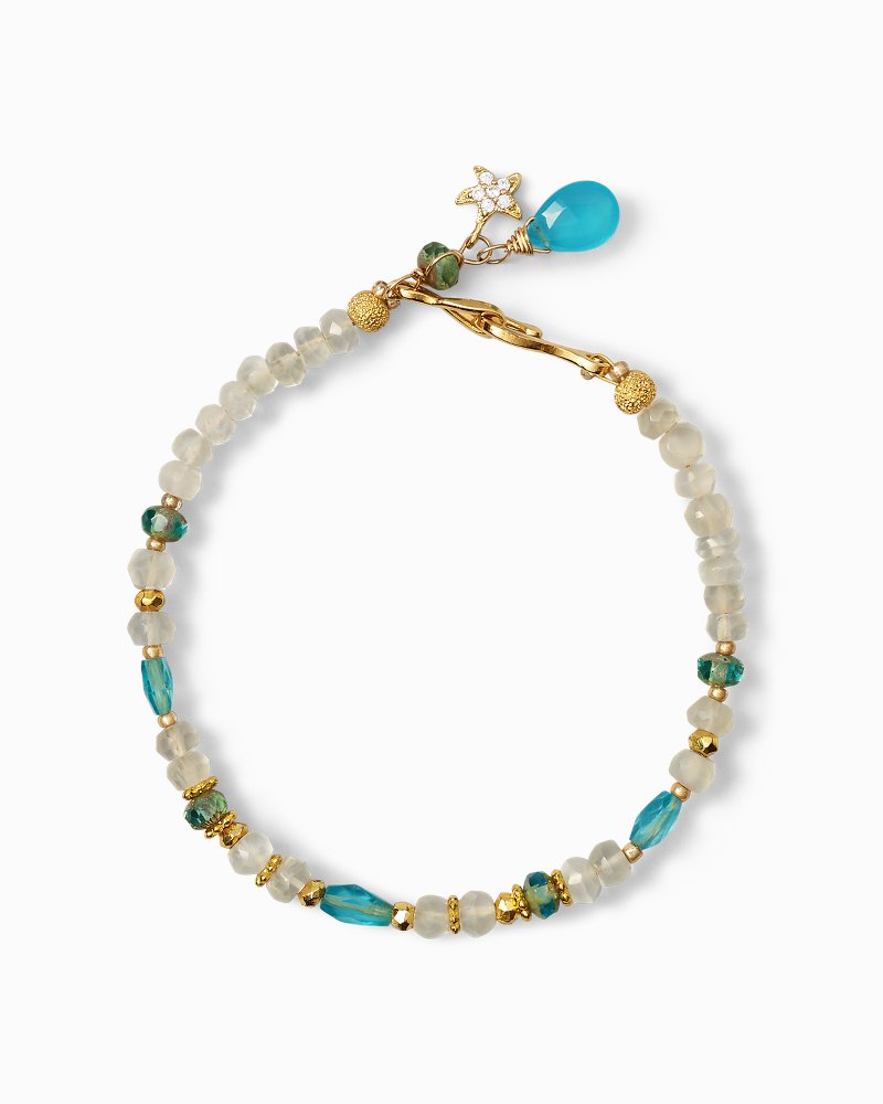 Pavé Starfish Apatite Bracelet