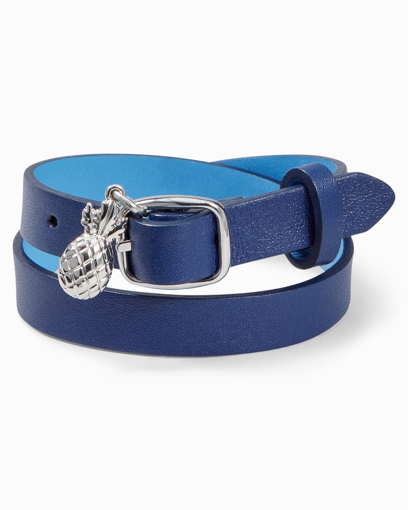 Reversible Leather Wrap Bracelet