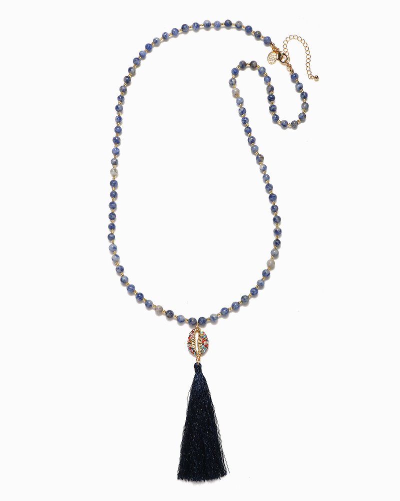 Rainbow Mirage Tassel Necklace