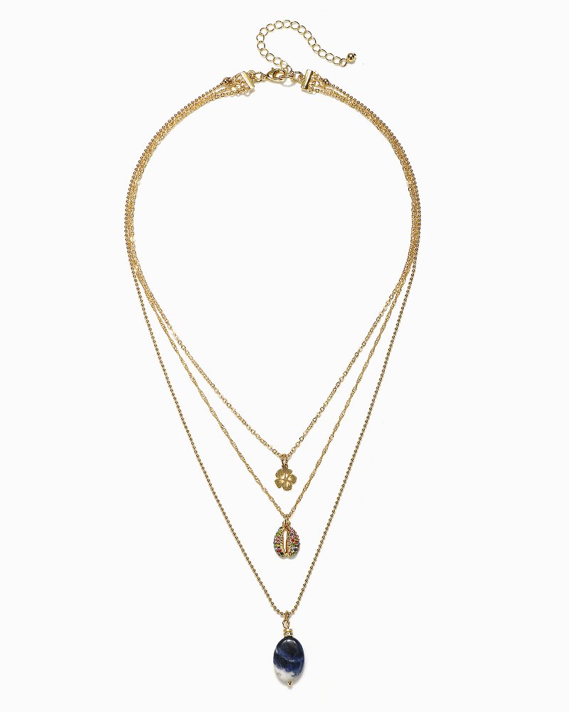 Rainbow Mirage Triple Necklace