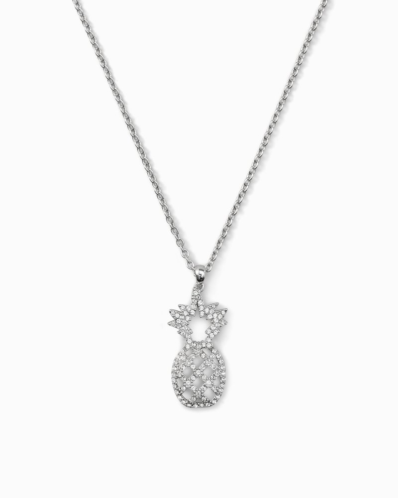 Pineapple Necklace With Swarovski® Crystals