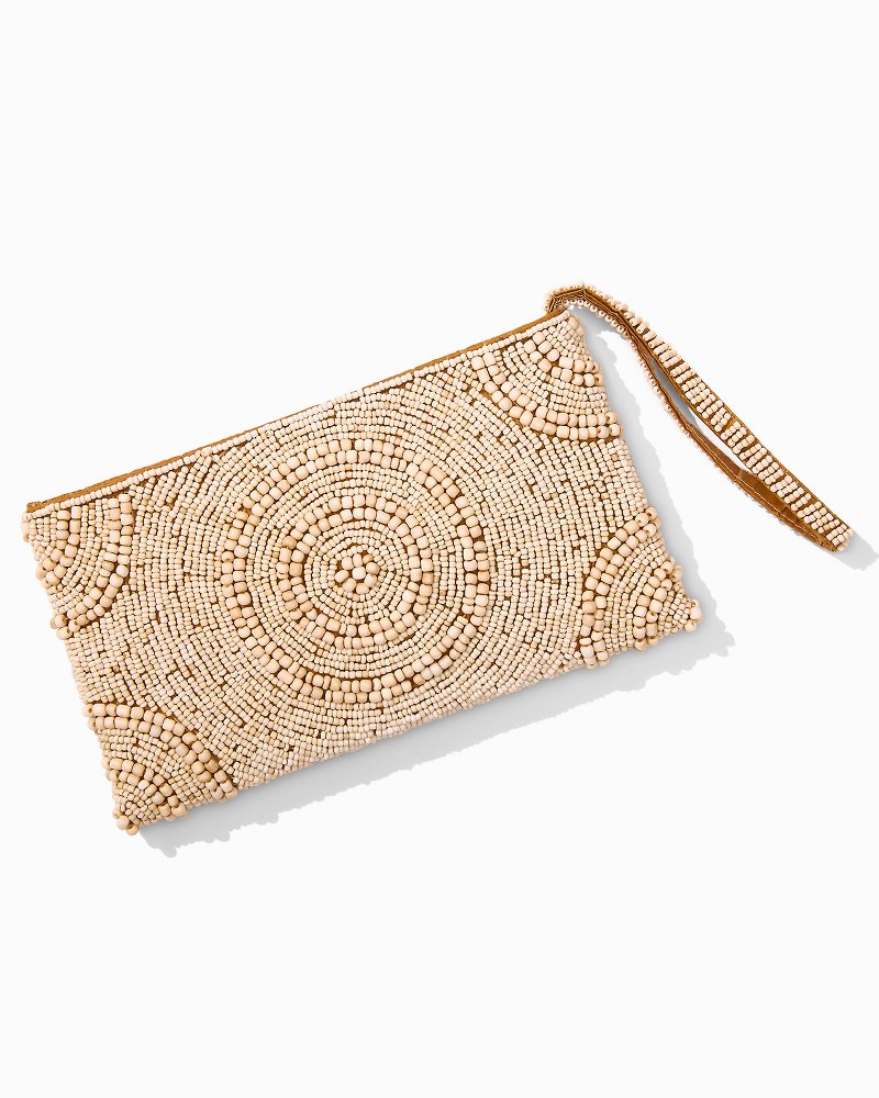 Hand-Beaded Wristlet