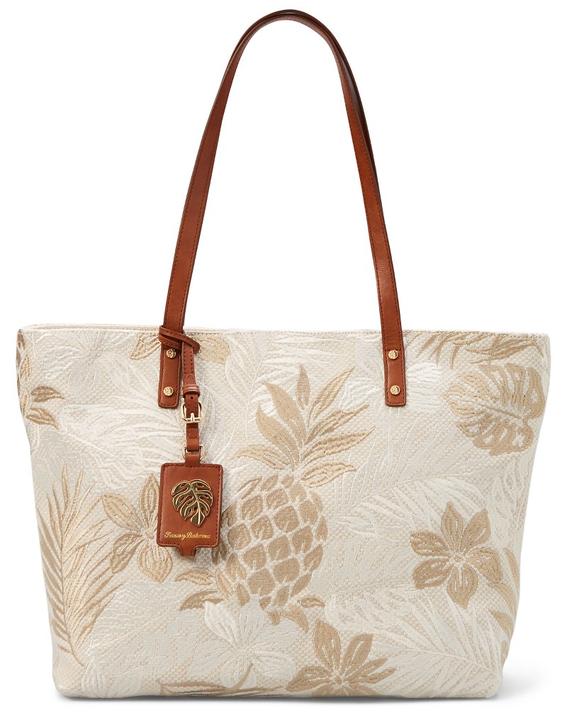 tommy bahama canvas beach bag