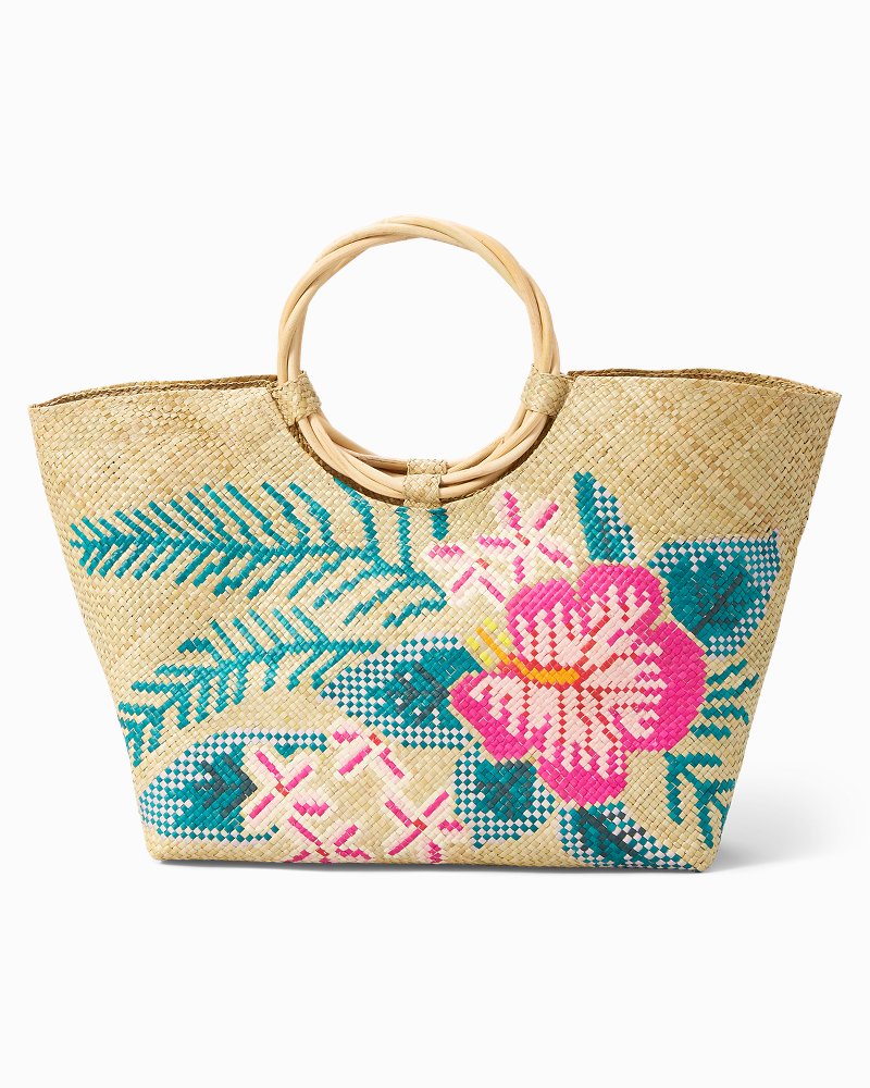 tommy bahama canvas beach bag