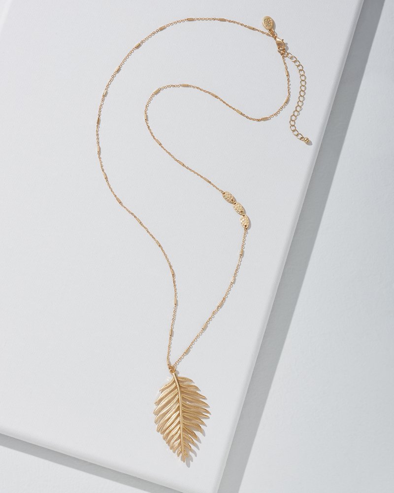 Willow Gold Leaf Pendant