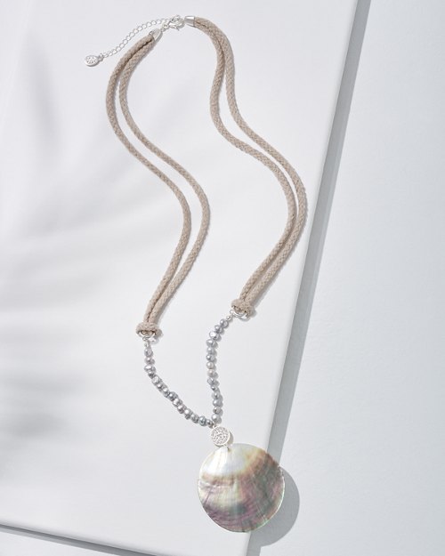 Seychelles Shell Necklace With Beads