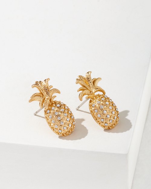 Turquoise Dreams Pineapple Stud Earrings