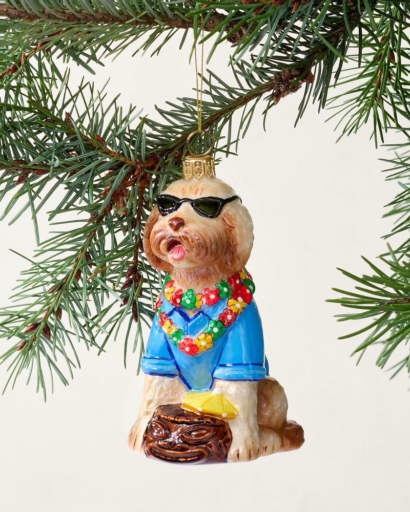 Huladay Goldendoodle Ornament