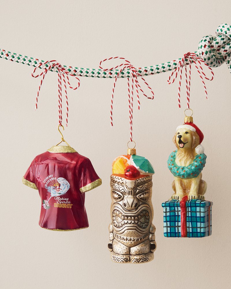2026 Tiki Cocktail Holiday Ornament